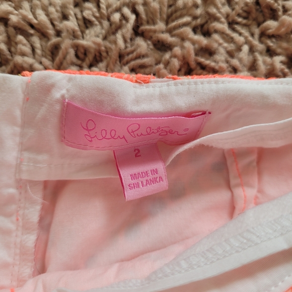 Neon Coral Shell Skort - Picture 2 of 6